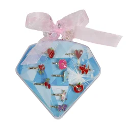 Hot Set 10 Anelli Metallo Giochi Di Emulazione