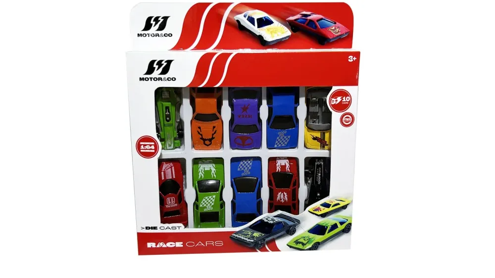 Clearance Set 10 Auto Die Cast Macchinine Bambini