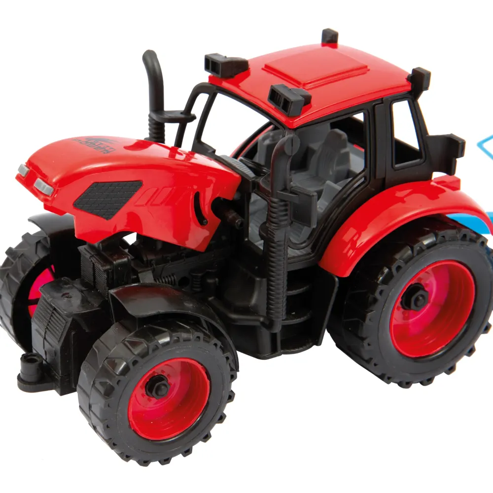 Clearance Set 3 Trattori Super Farmer Set Camion, Trattori E Ruspe