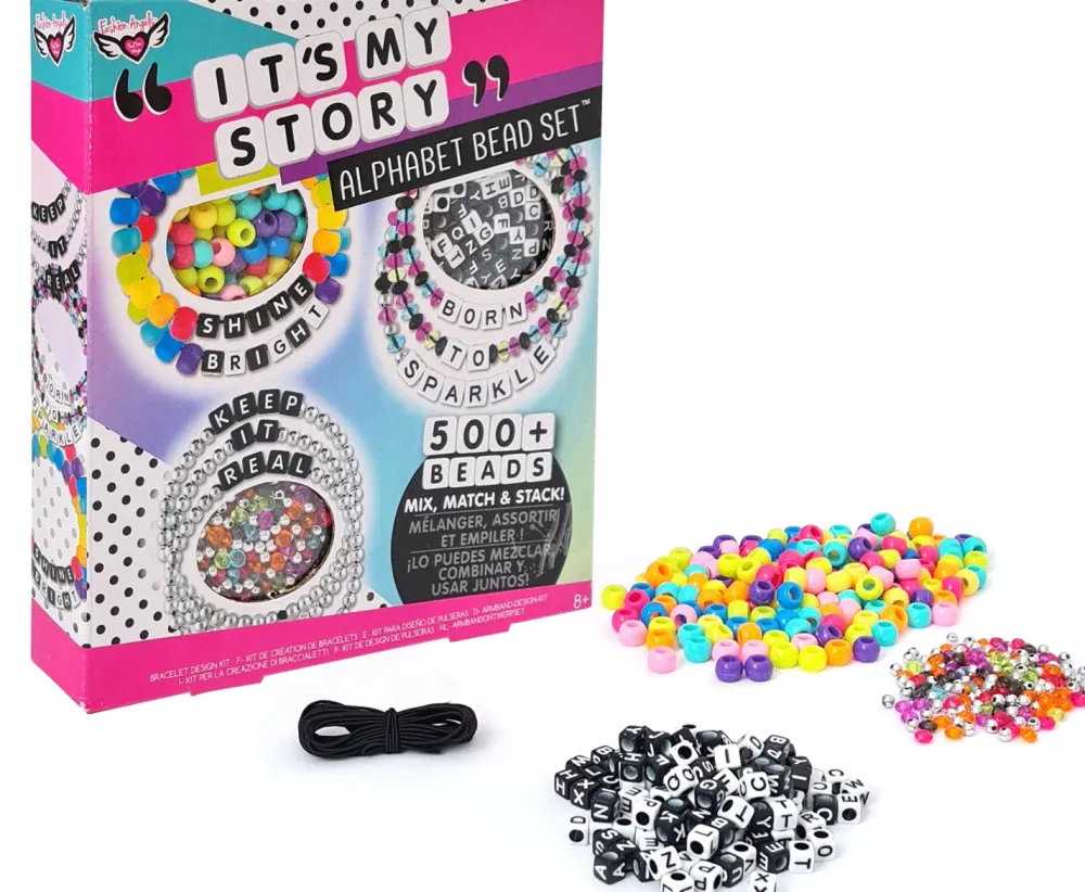 Clearance Set Crea I Tuoi Braccialetti Alphabet Bead It'S My Story Moda, Gioielli, Decorazioni, Cosmetici