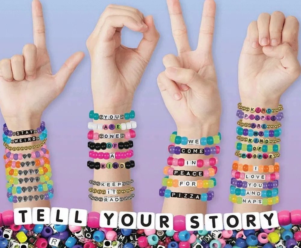 Clearance Set Crea I Tuoi Braccialetti Alphabet Bead It'S My Story Moda, Gioielli, Decorazioni, Cosmetici