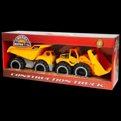 Outlet Set Escavatore E Rimorchio Macchinine Telecomandate