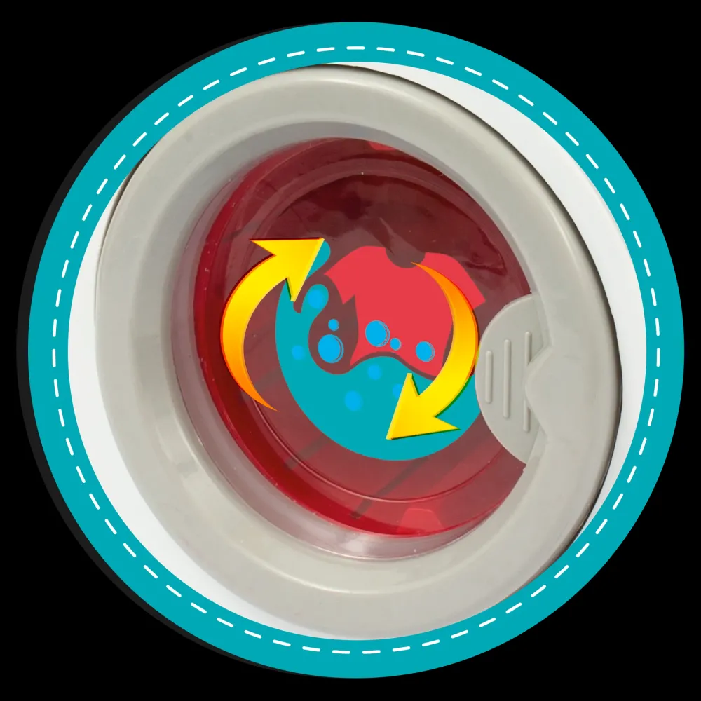 Clearance Set Lavatrice Ferro Da Stiro Giochi Di Emulazione