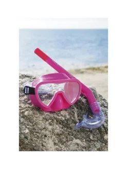 Best Set Maschera E Tubo Lil' Glider, 3-6 Anni, 2 Colori Assortiti, Protezione Uv, Lenti In Policarbonato Maschere E Pinne