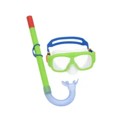 Set Snorkeling Freestyle, 7-14 Anni, 2 Colori Assortiti, Protezione Uv, Lenti In Policarbonato Maschere E Pinne
