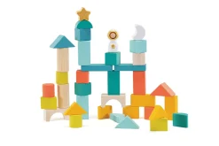 Clearance Sevi Set Cubetti "Astronauta Con Secchiello" (37 Pz) Giochi Educativi In Legno