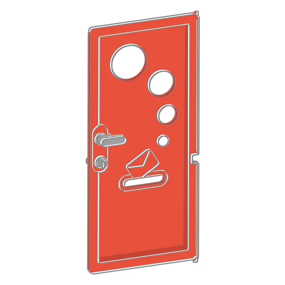 Clearance Accessori Casette: Porta Di Casa Casette Per Bambini