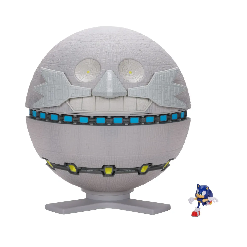 Sale Death Egg Playset, Set Da Gioco Con 2 Personaggi E Accessori. Sconfiggi Con Il Malvagio Robotnik! Action Figures