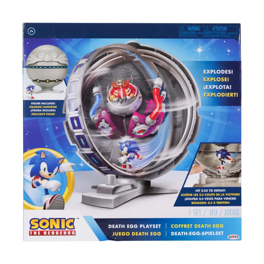 Sale Death Egg Playset, Set Da Gioco Con 2 Personaggi E Accessori. Sconfiggi Con Il Malvagio Robotnik! Action Figures