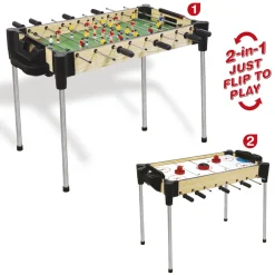 Outlet Table 2 In 1 82Cm Calcio Balilla E Biliardo