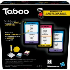 New Taboo, Gioco Da Tavolo, Giochi Con Parole Da Indovinare Per Adulti E Adolescenti Dai 13 Anni In Su, Giochi Per Le Feste Per 4 O Piu Giocatori Giochi In Scatola Per Famiglia