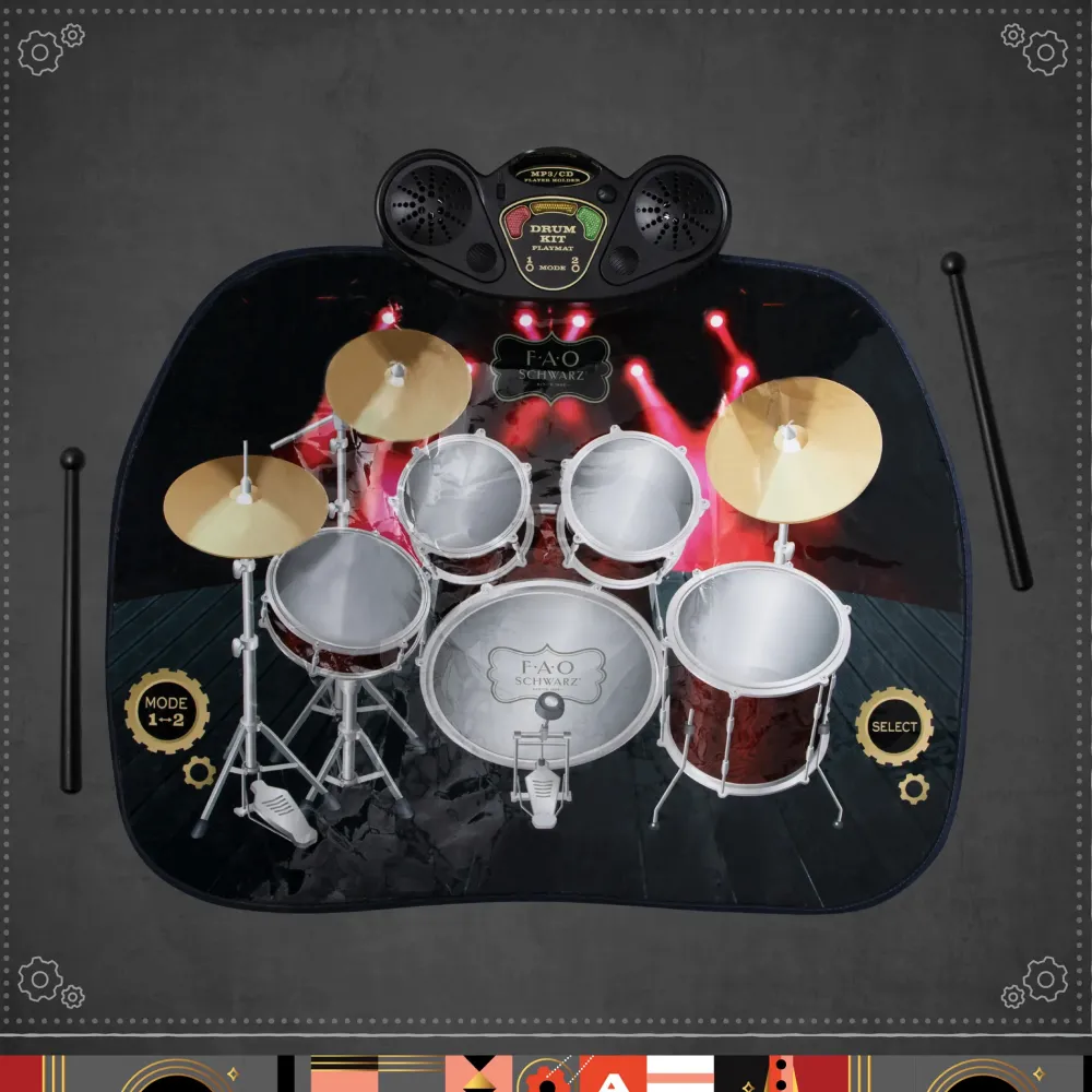 Clearance Tappetino Per Batteria Da Tavolo Giocattolo Giochi E Strumenti Musicali