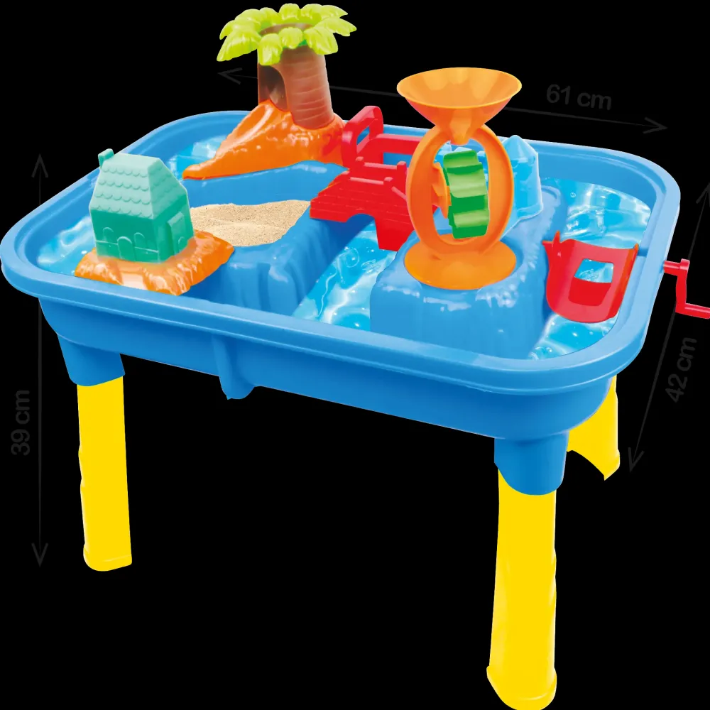 Best Tavolino Acqua E Sabbia: Gioco Educativo Per Bambini Da 18 Mesi Ideale Per Mare, Giardino E Piscina Centri Gioco