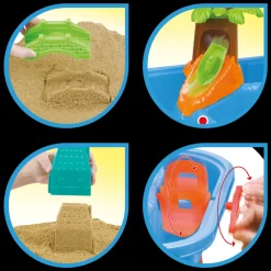 Best Tavolino Acqua E Sabbia: Gioco Educativo Per Bambini Da 18 Mesi Ideale Per Mare, Giardino E Piscina Centri Gioco