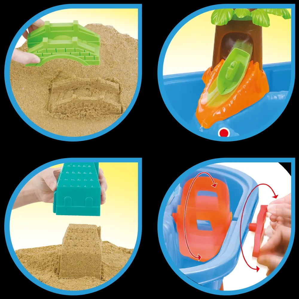 Best Tavolino Acqua E Sabbia: Gioco Educativo Per Bambini Da 18 Mesi Ideale Per Mare, Giardino E Piscina Centri Gioco