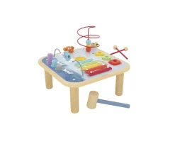 Outlet Tavolino Multiattivita' Giochi Da Tavolo In Legno