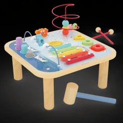 Outlet Tavolino Multiattivita' Giochi Da Tavolo In Legno