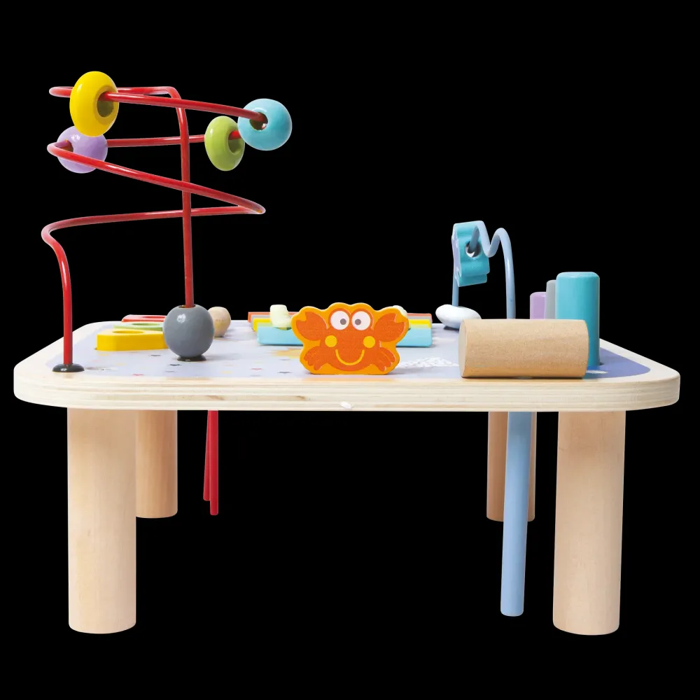 Outlet Tavolino Multiattivita' Giochi Da Tavolo In Legno