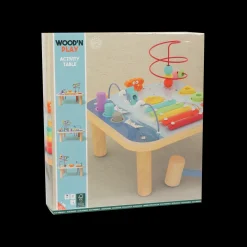 Outlet Tavolino Multiattivita' Giochi Da Tavolo In Legno