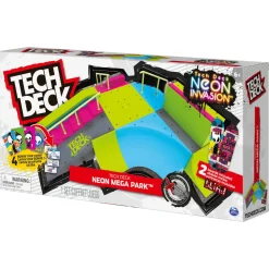 Sale , Neon Mega Park X-Connect Creator, Set Di Rampe Personalizzabile Fosforescente Con Due Fingerboard, Giocattolo Per Bambini E Bambine Dai 6 Anni In Su Modellini Veicoli In Scala