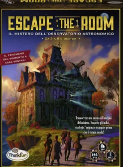 Discount Thinkfun Escape The Room "Il Mistero Dell'Osservatorio", Gioco Da Tavolo, Da 3 A 8 Giocatori, 10+ Anni Giochi Escape Room Ed Enigmi