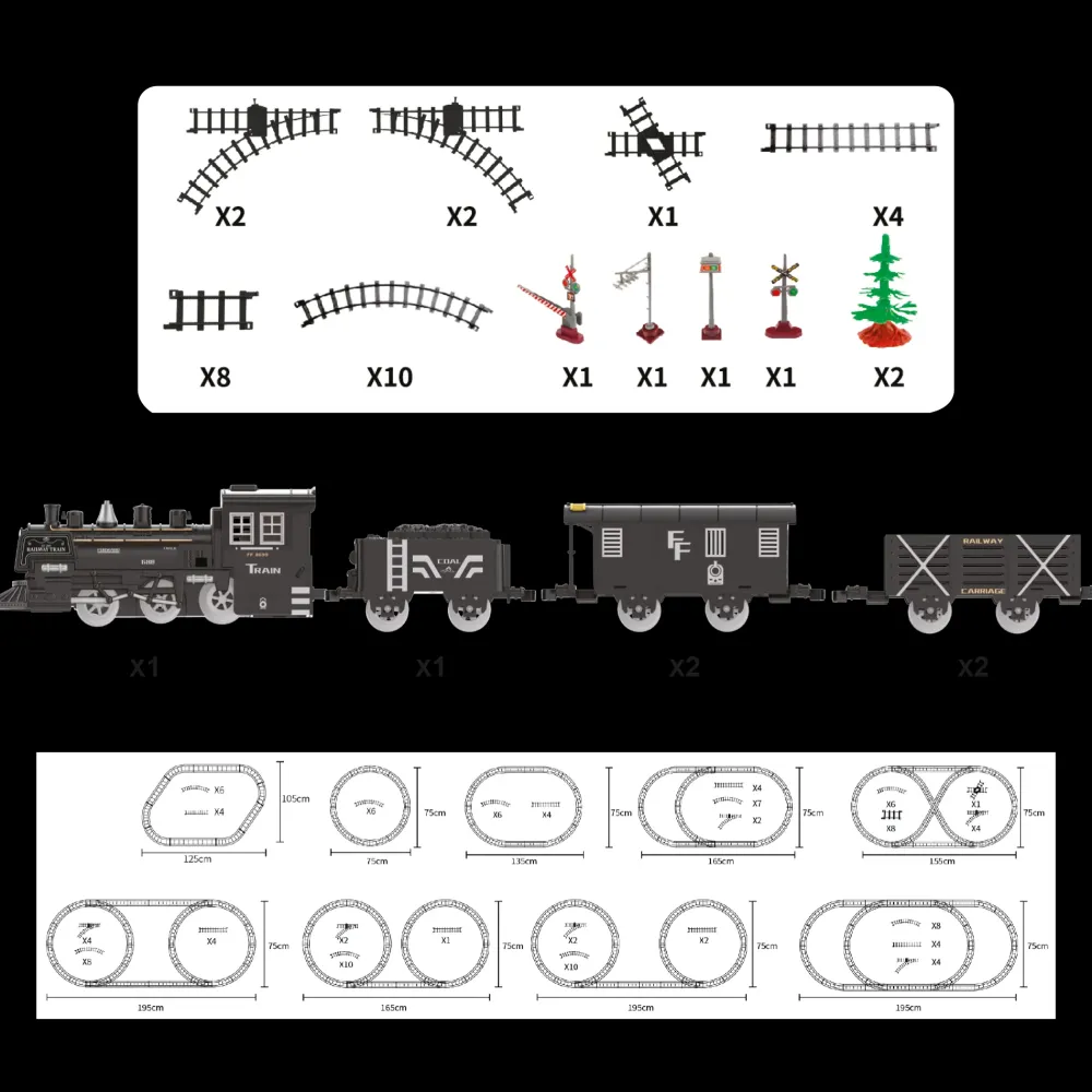 Sale Treno Espresso Con Vapore Macchinine Bambini