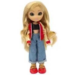 New Unique Eyes Bambola Articolata Alta 25Cm, Con Occhi Grandi Magici E Profondi, Segue Il Tuo Sguardo, Amy Fashion Doll Con Extra Outfit Fashion Dolls