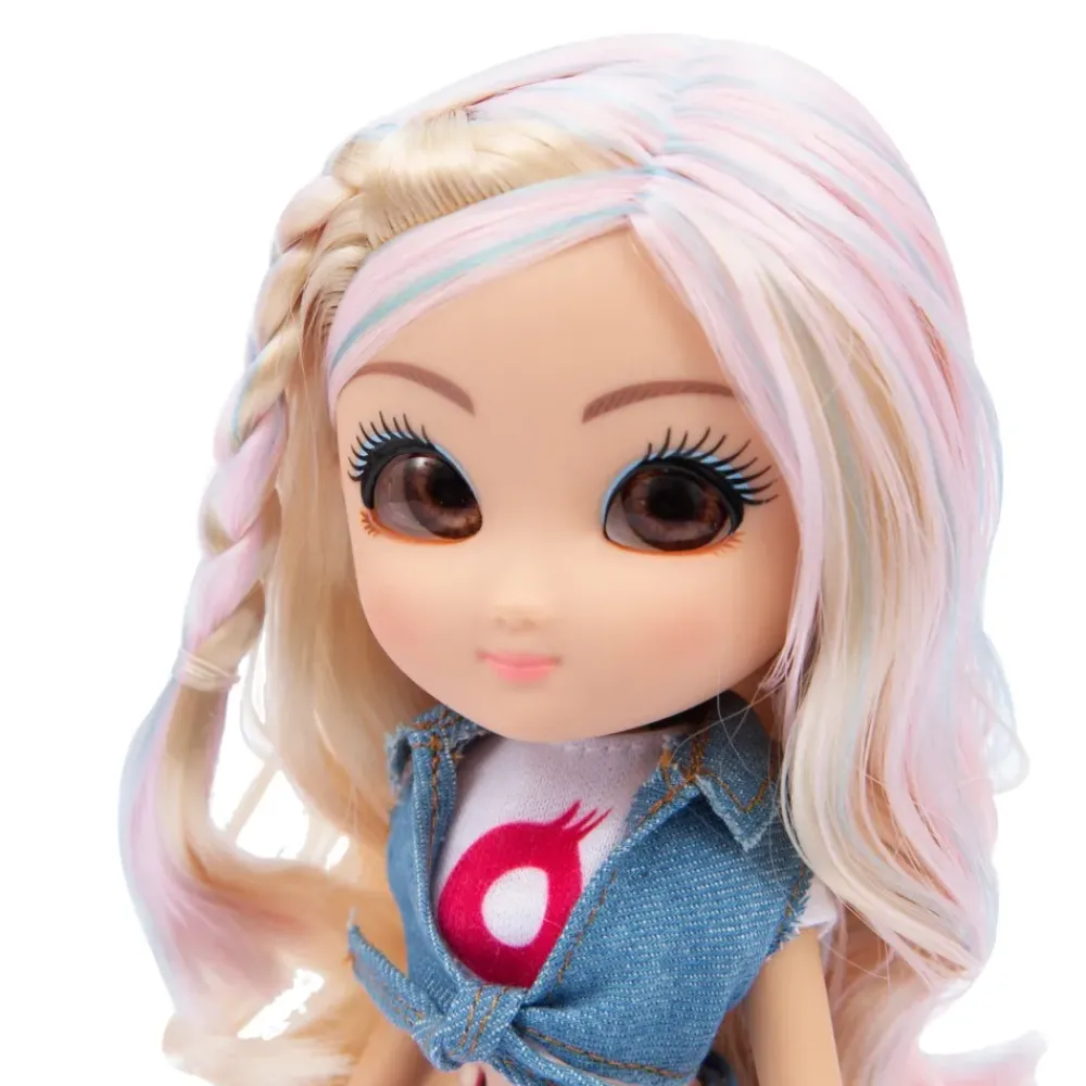 Sale Unique Eyes Bambola Articolata 25 Cm, Con Occhi Grandi Magici E Profondi, Segue Il Tuo Sguardo, Rebecca Fashion Doll Fashion Dolls