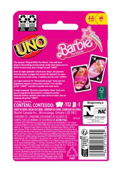 Clearance Barbie The Movie Gioco Di Carte Ispirato Al Film Di Barbie, Per Serate Di Gioco In Famiglia E Feste Tra Amici, 7+ Anni, Hpy59 Giochi Di Carte