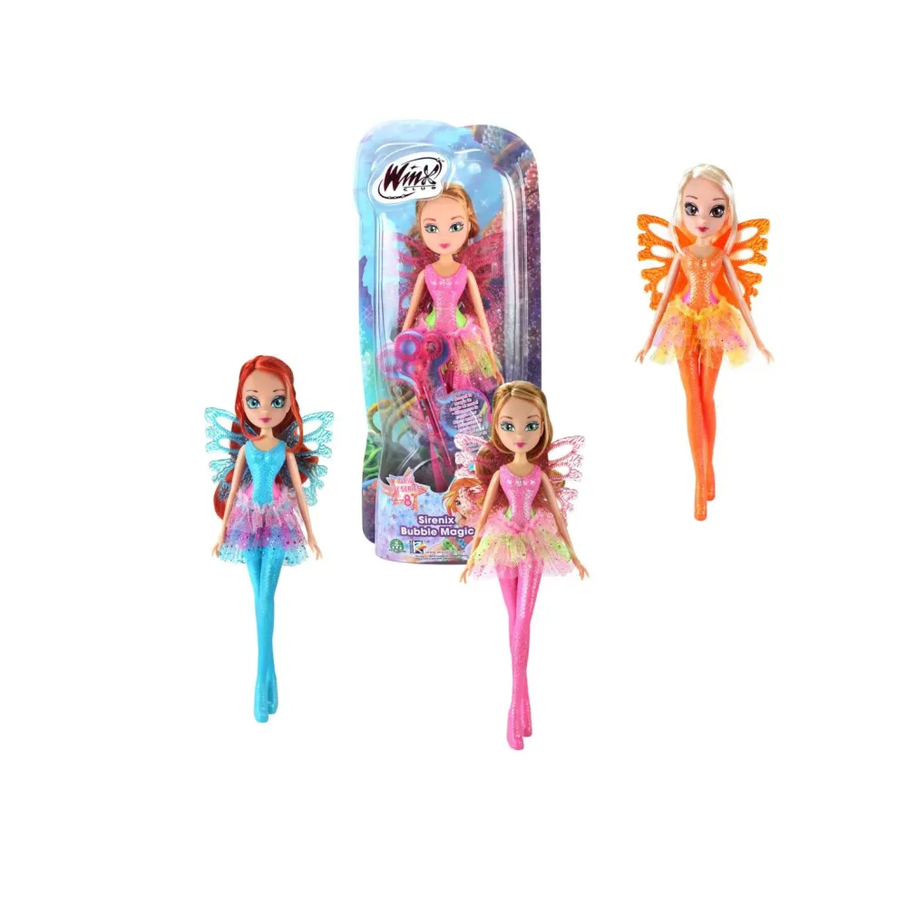 Hot Sirenix Bubbles W. Stella Fashion Dolls