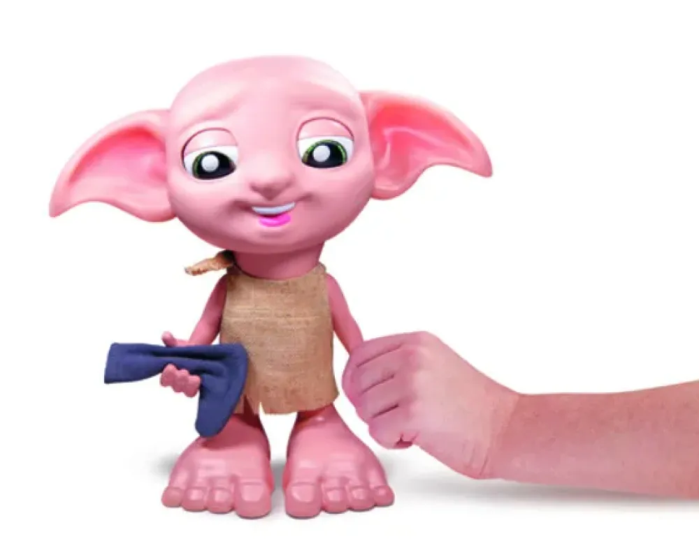 Wizarding World , Elfo Interattivo Di Dobby, Con Calzino, Oltre 30 Suoni E Frasi, Alto 21,6 Cm, Giocattoli Per Bambini Dai 6 Anni In Su Tablet E Giochi Interattivi